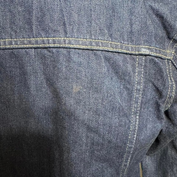 Y2K Vintage GAP Denim Jean Jacket Dark Wash Casual Streetwear Size Small - Picture 6 of 8